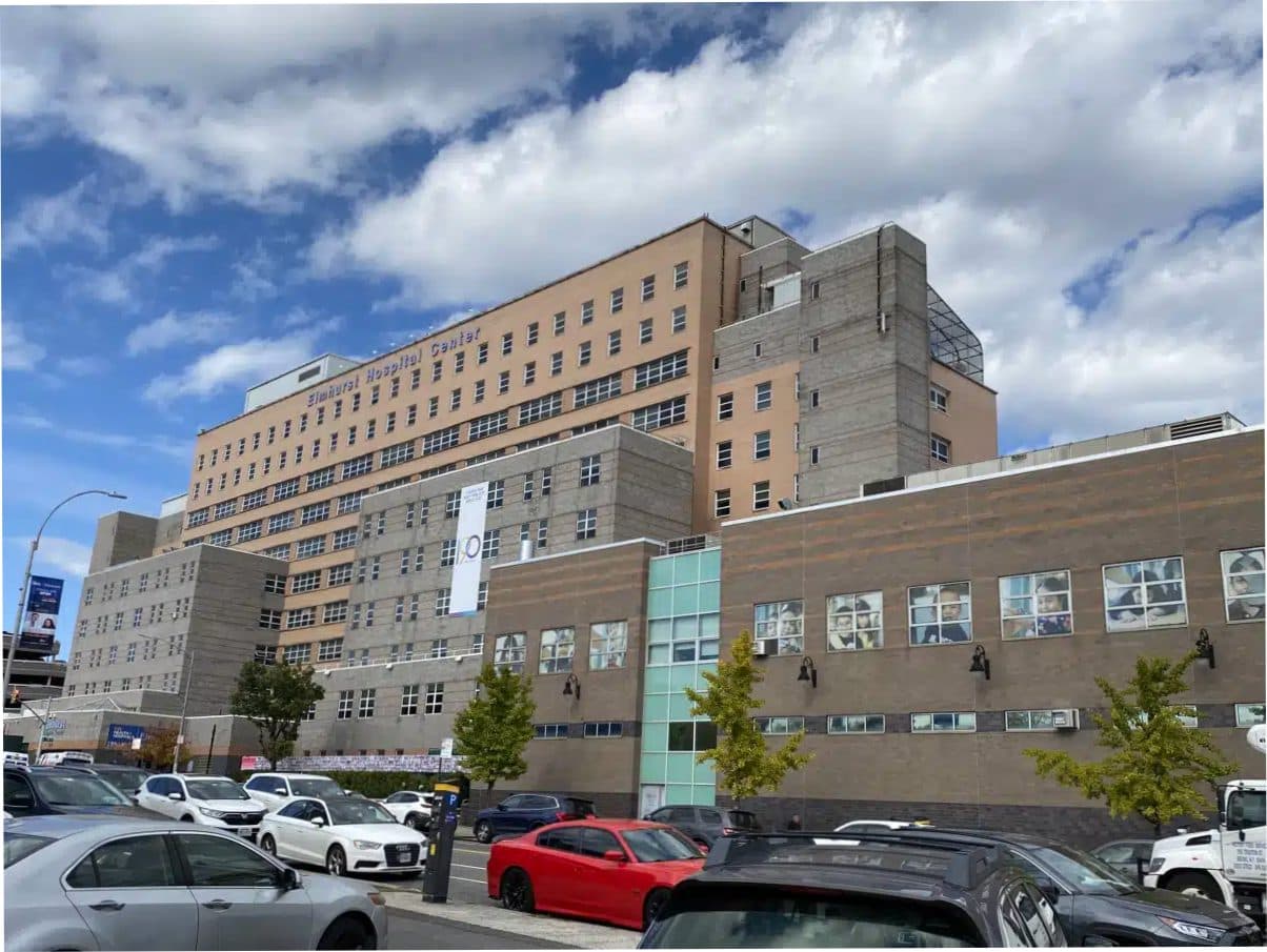 Elmhurst Hospital Center treatment center exterior